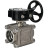 Кран шаровой BV3232P(3pc)-FP-SW-ISO-H Ду100 Ру63 полнопроходной, корпус - нержавеющая сталь SS316, под приварку, с редуктором RDN RQN5-500Z-T30
