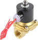 Клапан электромагнитный VS100-VT-NC-24VAC 3/4″ Ду20 Ру10 прямого действия двухходовой, корпус - латунь, присоединение - внутренняя резьба, уплотнение - VITON, нормально-закрытый, катушка - 24 В AC