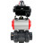 Кран шаровой BV4242E-FP-GRM-ISO Дн32 Ру10 полнопроходной, корпус - НПВХ, шар - НПВХ, уплотнение - EPDM, с пневмоприводом PA-SA-052 и БКВ APL-410N EX