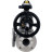 Кран шаровой BV3232P(4pc)-FP-3WL-F Ду100 Ру16 полнопроходной трехходовой, фланцевый, корпус - нержавеющая сталь SS316, с пневмоприводом PA-DA-105-1 двойного действия и БКВ APL-210N