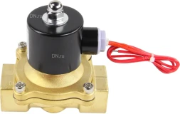Клапан электромагнитный VS100-VT-NC-24VAC 1″ Ду25 Ру10 прямого действия двухходовой, корпус - латунь, присоединение - внутренняя резьба, уплотнение - VITON, нормально-закрытый, катушка - 24 В AC