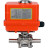 Кран шаровой BV3232P(3pc)-FP-W-ISO-H LONG Ду10 Ру63 полнопроходной, корпус - нержавеющая сталь 316, уплотнение - PTFE, под приварку, с 1/4-оборотным электроприводом QT-N-003EM-O1-220VAC-У1 MINI 220В
