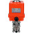 Кран шаровой BV3232P(3pc)-FP-W-ISO-H LONG Ду10 Ру63 полнопроходной, корпус - нержавеющая сталь 316, уплотнение - PTFE, под приварку, с 1/4-оборотным электроприводом QT-N-003EM-O1-220VAC-У1 MINI 220В