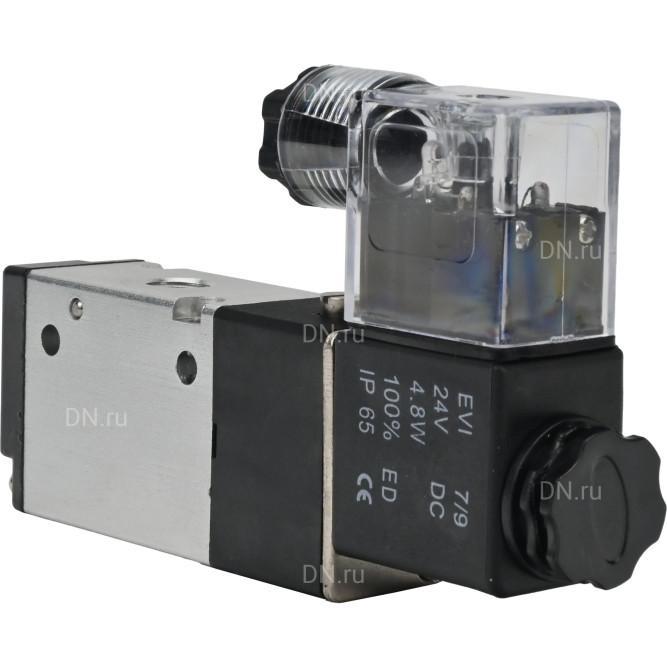 Пневмораспределитель 3VM210-08-NC AC24V 1/4″ моностабильный, с односторонним ЭМУ, для отсечных клапанов