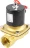 Клапан электромагнитный VS100-VT-NC-24VAC 1 1/4″ Ду32 Ру10 прямого действия двухходовой, корпус - латунь, присоединение - внутренняя резьба, уплотнение - VITON, нормально-закрытый, катушка - 24 В AC