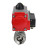 Кран шаровой BV3232P(2pc)-FP-T-ISO-H Ду25 Ру63 полнопроходной двухходовой, нержавеющая сталь 316, внутренняя резьба, уплотнение - PTFE, с пневмоприводом PA-SA-065 с возвратными пружинами и пн/распр 4M310-08 220В