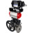Кран шаровой BV3232P(4pc)-FP-3WL-F Ду65 Ру16 полнопроходной трехходовой, фланцевый, корпус - нержавеющая сталь SS316, с пневмоприводом PA-DA-083, пневмопозиционером YT-1000RSN с обратной связью и ручным дублером MON2-450-T28-ISO