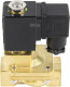 Клапан электромагнитный VS400-ET-NC-24VAC 1/2″ Ду15 Ру16 пилотного действия двухходовой, корпус - латунь, присоединение - внутренняя резьба, уплотнение - EPDM, нормально-закрытый, катушка - 24В AC