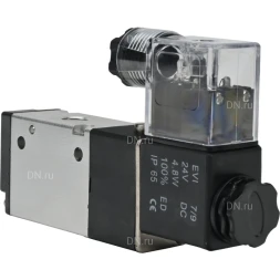 Пневмораспределитель 3VM210-06-NC DC24V 1/8″ моностабильный, с односторонним ЭМУ, для отсечных клапанов