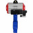 Затвор дисковый поворотный WBV1616N-2W-Fb-H Ду125 Ру16 LUG корпус - чугун QT450, диск - чугун QT450, уплотнение - NBR, с пневмоприводом PA-SA-140 и пневмораспределителем 4M310-08 DC24V