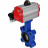 Затвор дисковый поворотный WBV1616N-2W-Fb-H Ду125 Ру16 LUG корпус - чугун QT450, диск - чугун QT450, уплотнение - NBR, с пневмоприводом PA-SA-140 и пневмораспределителем 4M310-08 DC24V