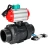Кран шаровой BV4242E-FP-GRM-ISO Дн40 Ру10 полнопроходной, корпус - НПВХ, шар - НПВХ, уплотнение - EPDM, с пневмоприводом PA-SA-065, пневмораспределителем 4V320-08 AC220V и магнитным переключателем ALS200D
