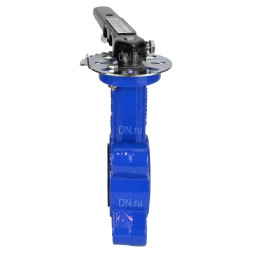 Затвор дисковый поворотный WBV1631N-2W-Fb-H Ду65 Ру16 LUG межфланцевый, корпус - чугун QT450, диск - нержавеющая сталь 304, уплотнение - NBR, с рукояткой