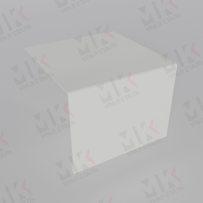 Планка откоса сложная 3D 245х75х3000 мм 0,45 мм Полиэстер RAL 9003