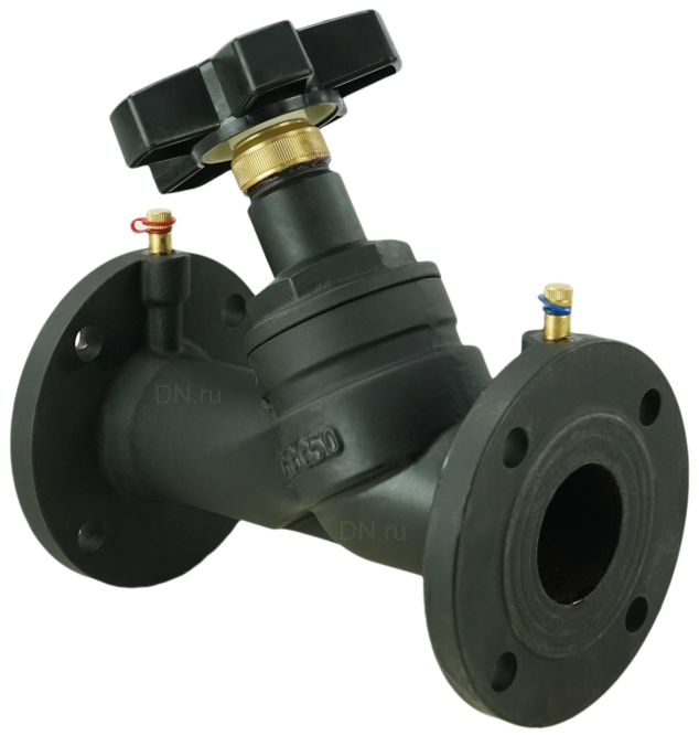 Клапан балансировочный VB1431V-F Ду65 Ру16 чугунный, фланцевый, с ниппелями