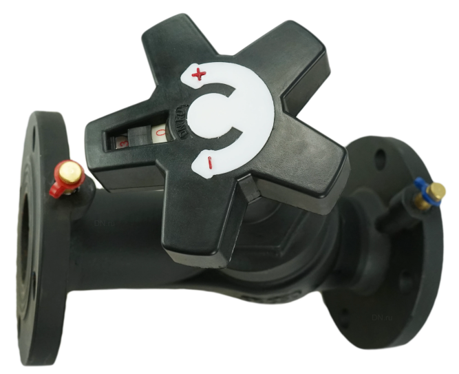 Клапан балансировочный VB1431V-F Ду65 Ру16 чугунный, фланцевый, с ниппелями