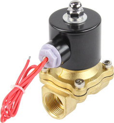 Клапан электромагнитный VS100-NT-NC-220VAC 3/4″ Ду20 Ру10, соленоидный двухходовой, корпус - латунь, уплотнение - NBR, резьбовой, нормально-закрытый, прямого действия, катушка - 220В