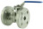 Кран шаровой BV3232P(2pc)-FP-F-ISO-H Ду20 Ру40, корпус - нержавеющая сталь 316, уплотнение - PTFE, полнопроходной фланцевый с ISO-фланцем и рукояткой, 9х9, F03/F04