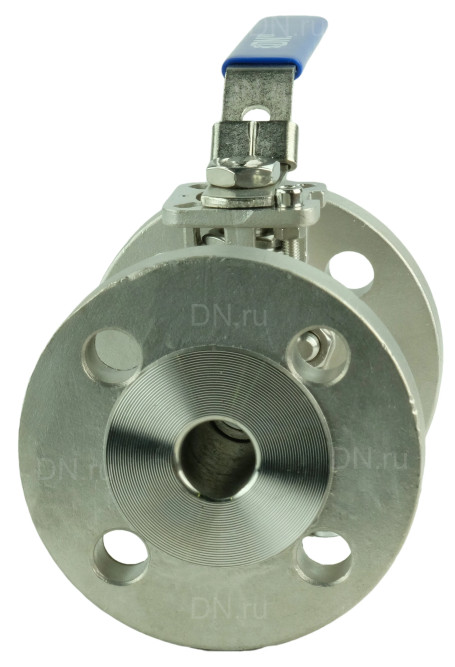 Кран шаровой BV3232P(2pc)-FP-F-ISO-H Ду20 Ру40, корпус - нержавеющая сталь 316, уплотнение - PTFE, полнопроходной фланцевый с ISO-фланцем и рукояткой, 9х9, F03/F04