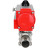 Кран шаровой BV3131P(3pc)-FP-W-ISO-H LONG Ду32 Ру40 полнопроходной, корпус - нержавеющая сталь 304, уплотнение - PTFE, под приварку, с пневмоприводом PA-DA-052