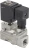 Клапан электромагнитный VS431-NT-NC-24VDC 3/8″ Ду10 Ру16, соленоидный двухходовой, корпус - нержавеющая сталь 304, уплотнение - NBR, резьбовой, нормально-закрытый, пилотный, катушка - 24В
