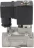 Клапан электромагнитный VS431-NT-NC-24VDC 3/8″ Ду10 Ру16, соленоидный двухходовой, корпус - нержавеющая сталь 304, уплотнение - NBR, резьбовой, нормально-закрытый, пилотный, катушка - 24В