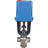 Клапан регулирующий VRg1-31M-PED-T 1 1/4″ Ду32 Ру25 двухходовой, односедельный, резьбовой, корпус - нержавеющая сталь AISI304, уплотнение - металл с электроприводом XCK220-1500 AC220V