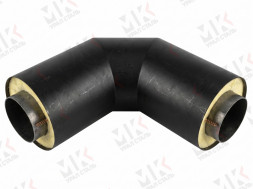 Отвод ППУ ПЭ с МЗИ и КВ 09Г2С ГОСТ 8732-78 76х3.5