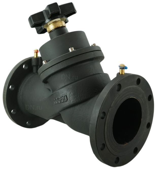 Клапан балансировочный VB1431V-F Ду125 Ру16 чугунный, фланцевый, с ниппелями