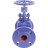 Клапан запорный сальниковый VSO1121M-F-S Ду40 Ру16, фланцевый, корпус - чугун GG25, уплотнение - металл, управление - штурвал