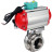 Затвор дисковый поворотный кламповый WBV3131E-2W-C-H Ду32 Ру10 корпус - пищевая нержавеющая сталь 304, уплотнение - EPDM, с пневмоприводом PA-DA-052, пневмораспределителем 4M310-08 DC24V и магнитным переключателем ALS200D