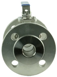 Кран шаровой BV3232P(2pc)-FP-F-ISO-H Ду32 Ру40, корпус - нержавеющая сталь 316, уплотнение - PTFE, полнопроходной фланцевый с ISO-фланцем и рукояткой, 11х11, F04/F05