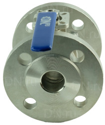 Кран шаровой BV3232P(2pc)-FP-F-ISO-H Ду32 Ру40, корпус - нержавеющая сталь 316, уплотнение - PTFE, полнопроходной фланцевый с ISO-фланцем и рукояткой, 11х11, F04/F05