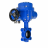 Затвор дисковый поворотный WBV1616N-2W-Fb-H Ду50 Ру16 LUG межфланцевый, корпус - чугун QT450, диск - чугун QT450, уплотнение - NBR, с электроприводом QT-N-005M-O2-380VAC-У1 с моментной муфтой и штурвалом