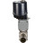 Кран шаровой BV3232P(3pc)-FP-W-ISO-H LONG Ду40 Ру40 полнопроходной, под приварку, корпус - нержавеющая сталь SS316, уплотнение - PTFE, с электроприводом четвертьоборотным QTSA-N-005EM-O0-220VAC с пружинным возвратом