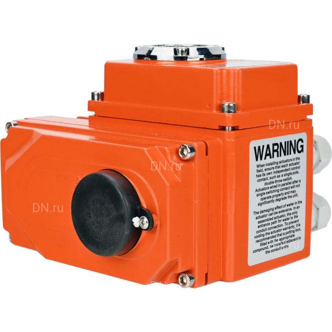 Электропривод четвертьоборотный QT-N-040EM-O1-24VDC-У1 24В квадрат 22, F07/F10, 400Нм, HARK