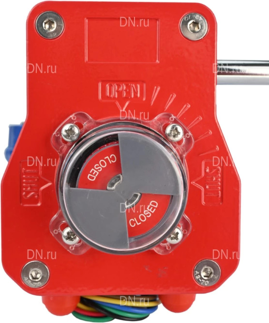 Затвор дисковый поворотный WBV3432N-2W-Fb-H Ду250 Ру16 межфланцевый, корпус - углеродистая сталь WCB, диск - нержавеющая сталь 316L, уплотнение - NBR, с редуктором HGBF RQN3-680Z с индикатором положения и датчиком обратной связи