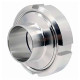 Муфта молочная в сборе CM-31-S Ду25 Ру10 под приварку, корпус - пищевая нержавеющая сталь AISI 304, уплотнение - Silicon