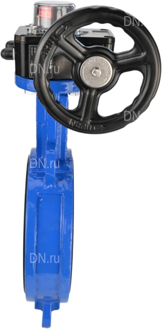 Затвор дисковый поворотный WBV1132N-2W-Fb-H Ду250 Ру16 межфланцевый, корпус - чугун GG25, диск - нержавеющая сталь 316L, уплотнение - NBR, с редуктором HGB RQN3-680Z с индикатором положения