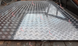 Лист рифленый алюминиевый Квинтет 1.5 мм 1500х3000