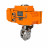 Затвор дисковый поворотный WBV3131S-2W-C-H Ду15 Ру10 кламповый, корпус - пищевая нержавеющая сталь 304, уплотнение - Silicon, с электроприводом QT-N-005EM-A1-220VAC-У1 c датчиком обратной связи и входным управляющим сигналом 4-20мА HARK