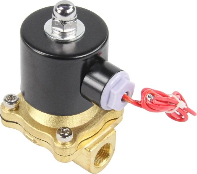 Клапан электромагнитный VS100-VT-NC-220VAC 3/8″ Ду10 Ру10, соленоидный двухходовой, корпус - латунь, уплотнение - Viton, резьбовой, нормально-закрытый, прямого действия, катушка - 220В