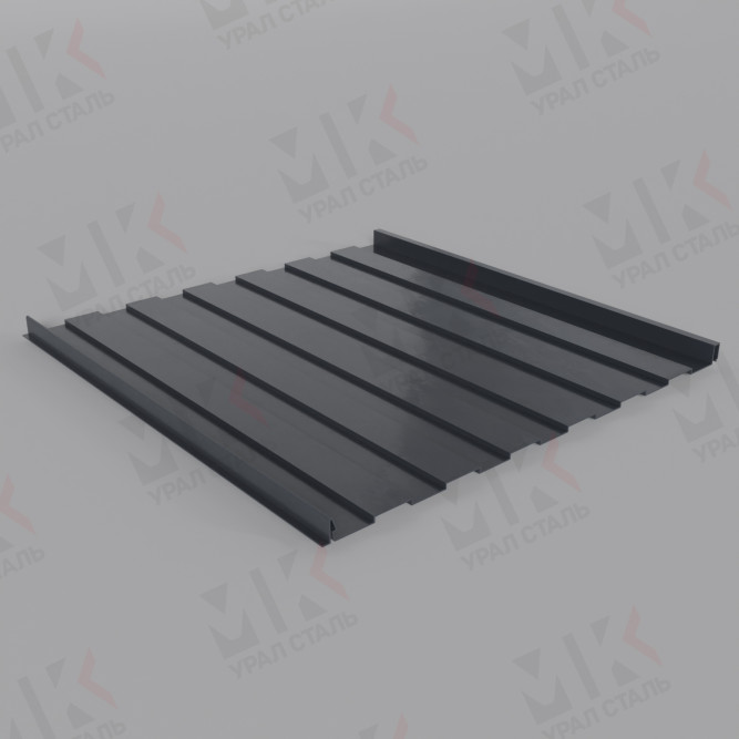 Фальц двойной стоячий 0.5 мм Satin RAL 7024 Графитовый серый