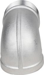 Отвод (уголок) ВР-НР-304 1 1/4″ Ду32 Ру16 угол 90°, корпус - нержавеющая сталь 304, присоединение - внутренняя / наружная резьба