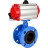 Затвор дисковый поворотный WBV1313E-2W-F-H Ду80 Ру16 фланцевый, корпус - чугун GGG40, диск - чугун GGG40, уплотнение - EPDM, с пневмоприводом PA-DA-105 и пневмораспределителем 4M310-08 DC24V