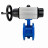Затвор дисковый поворотный WBV1331E-2W-F-H Ду50 Ру16 фланцевый, корпус - чугун GGG40, диск - нержавеющая сталь 304, уплотнение - EPDM, с пневмоприводом PA-DA-105-1