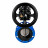 Затвор дисковый поворотный WBV1331E-2W-F-H Ду50 Ру16 фланцевый, корпус - чугун GGG40, диск - нержавеющая сталь 304, уплотнение - EPDM, с пневмоприводом PA-DA-105-1