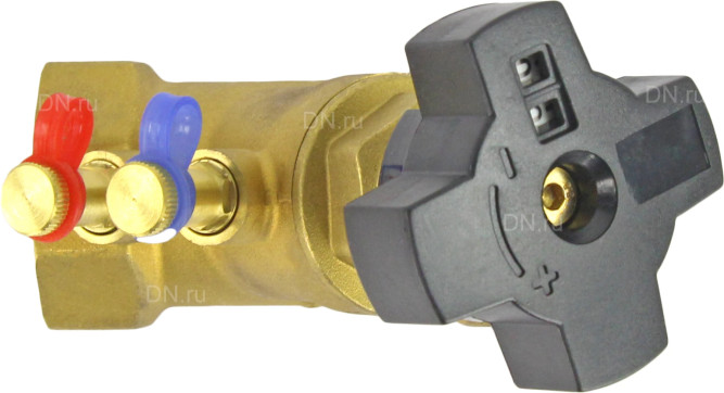 Клапан балансировочный VB0000P-T 1 1/2ʺ Ду40 Ру16, корпус - латунь, резьбовой, с ниппелями