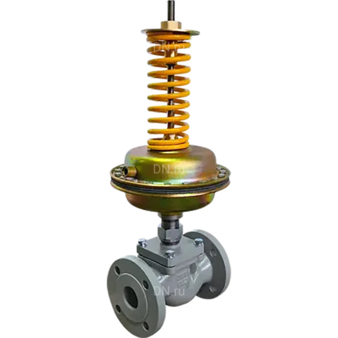 Регулятор перепада давления PRD2135М-MA-F-NO Ду125 Ру25 VOD Kv125 фланцевый, корпус - сталь 25Л, уплотнение - металл, с мембранным приводом, диапазон настройки - 0.05-0.3МПа