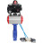 Затвор дисковый поворотный WBV1616N-2W-Fb-H Ду65 Ру16 LUG корпус - чугун QT450, диск - чугун QT450, уплотнение - NBR, с пневмоприводом PA-SA-105, пневмораспределителем 4V320-08 AC220V и БКВ APL-410N EX